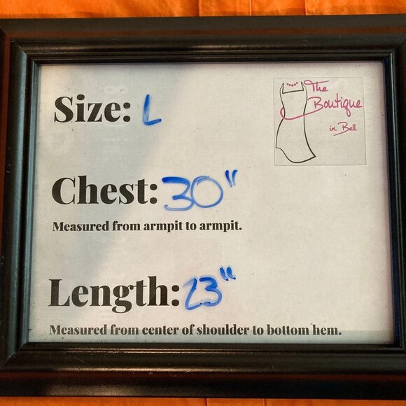 Twenty X Mens L Casual Button Up Shirt Short Sleeve Orange Collared Front Pocket - Picture 8 of 10